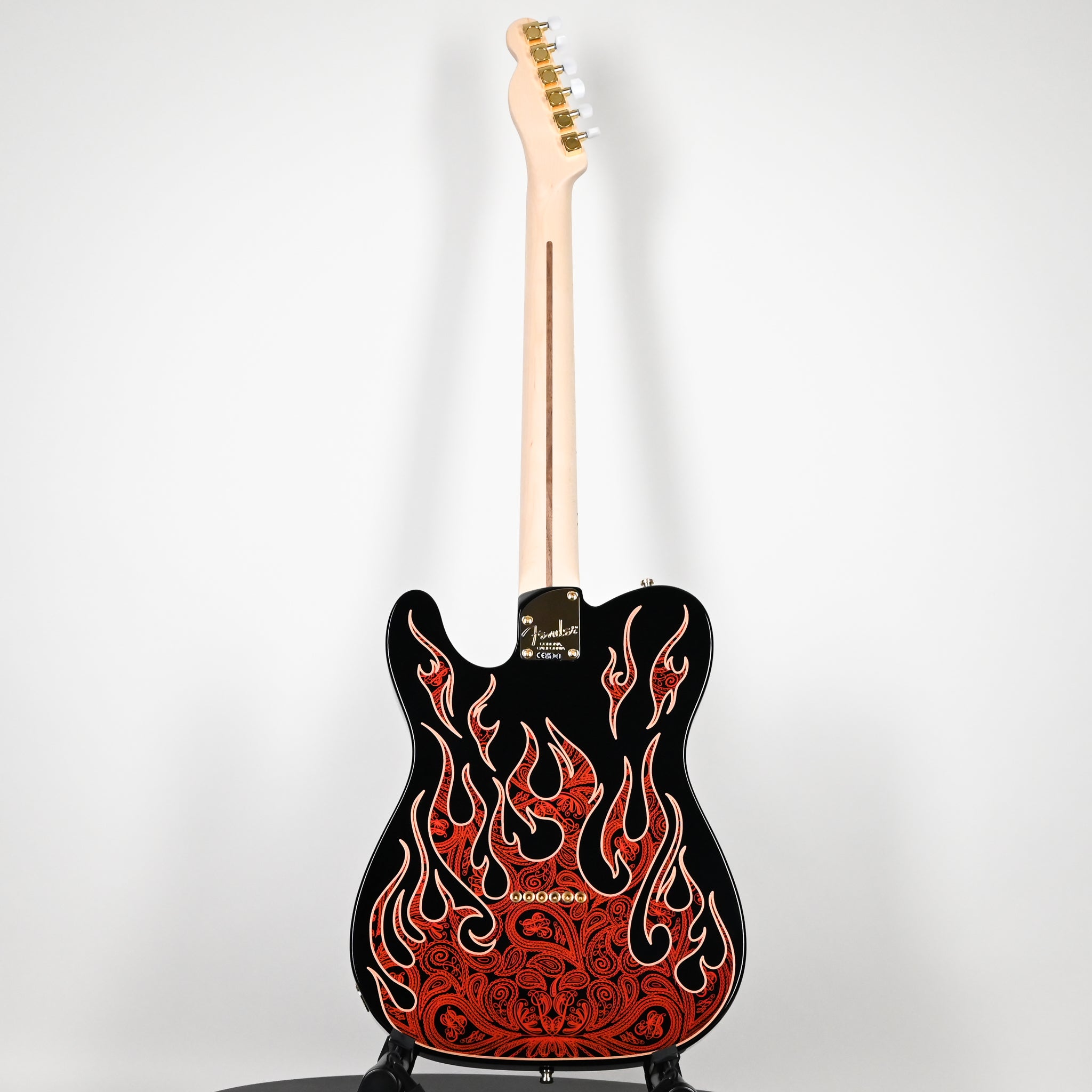 Fender James Burton Telecaster w/ Maple Fingerboard- Red Paisley Flames (US22183403)