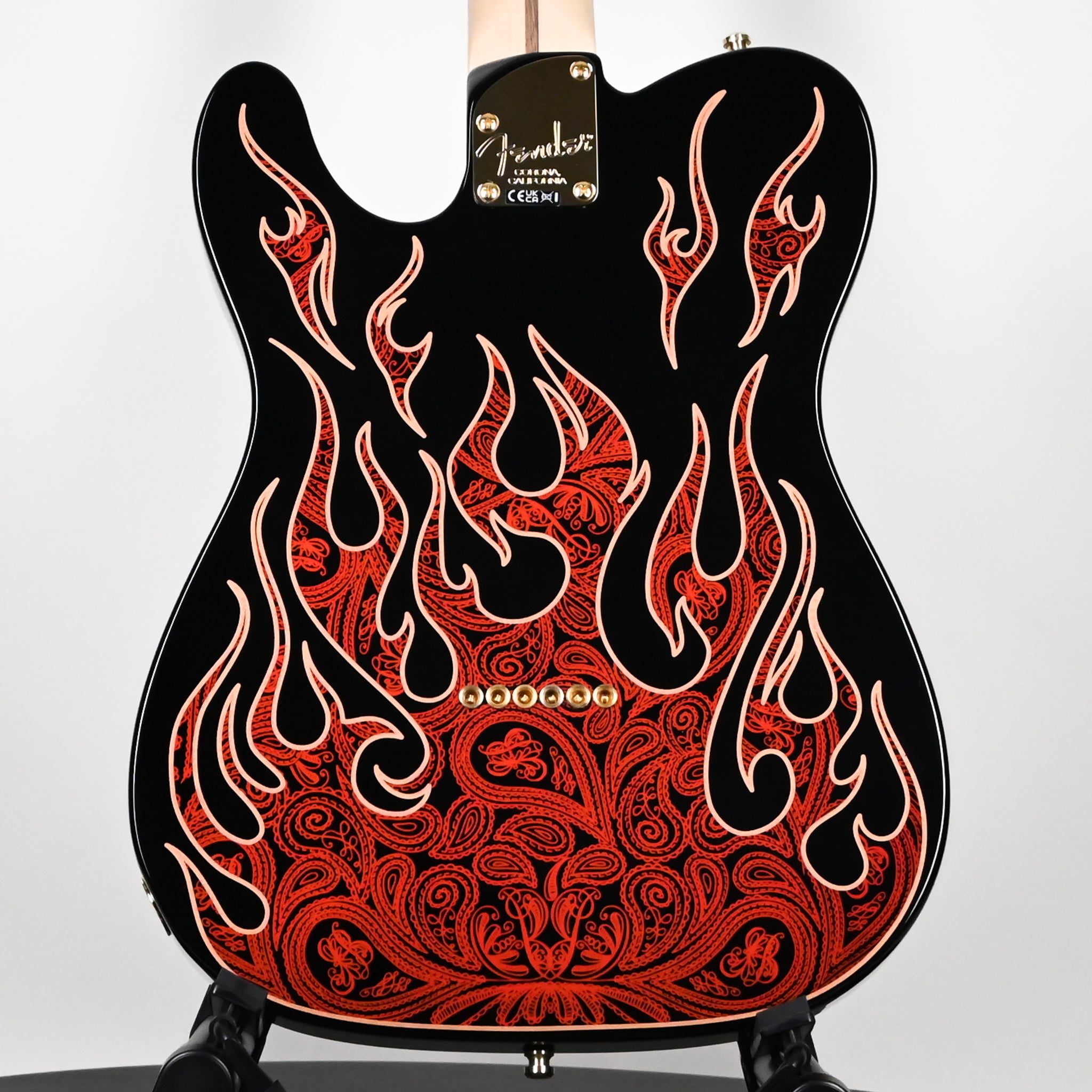 Fender James Burton Telecaster w/ Maple Fingerboard- Red Paisley Flames (US22183403)
