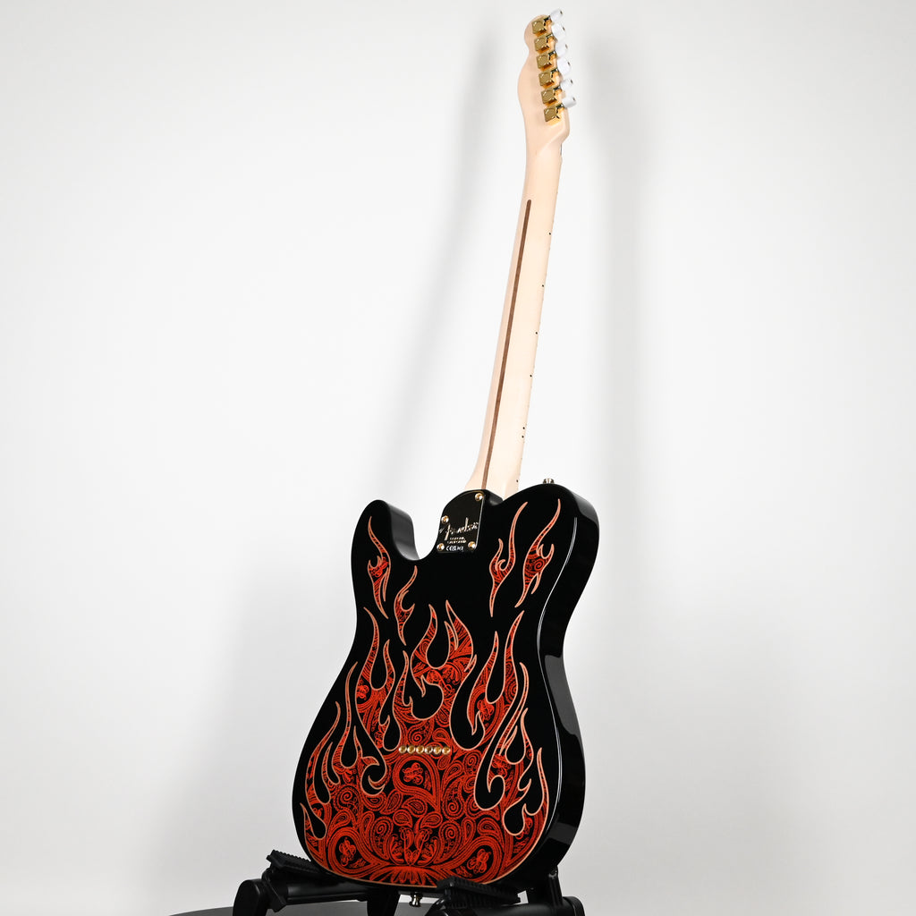 Fender James Burton Telecaster w/ Maple Fingerboard- Red Paisley Flames (US22183403)