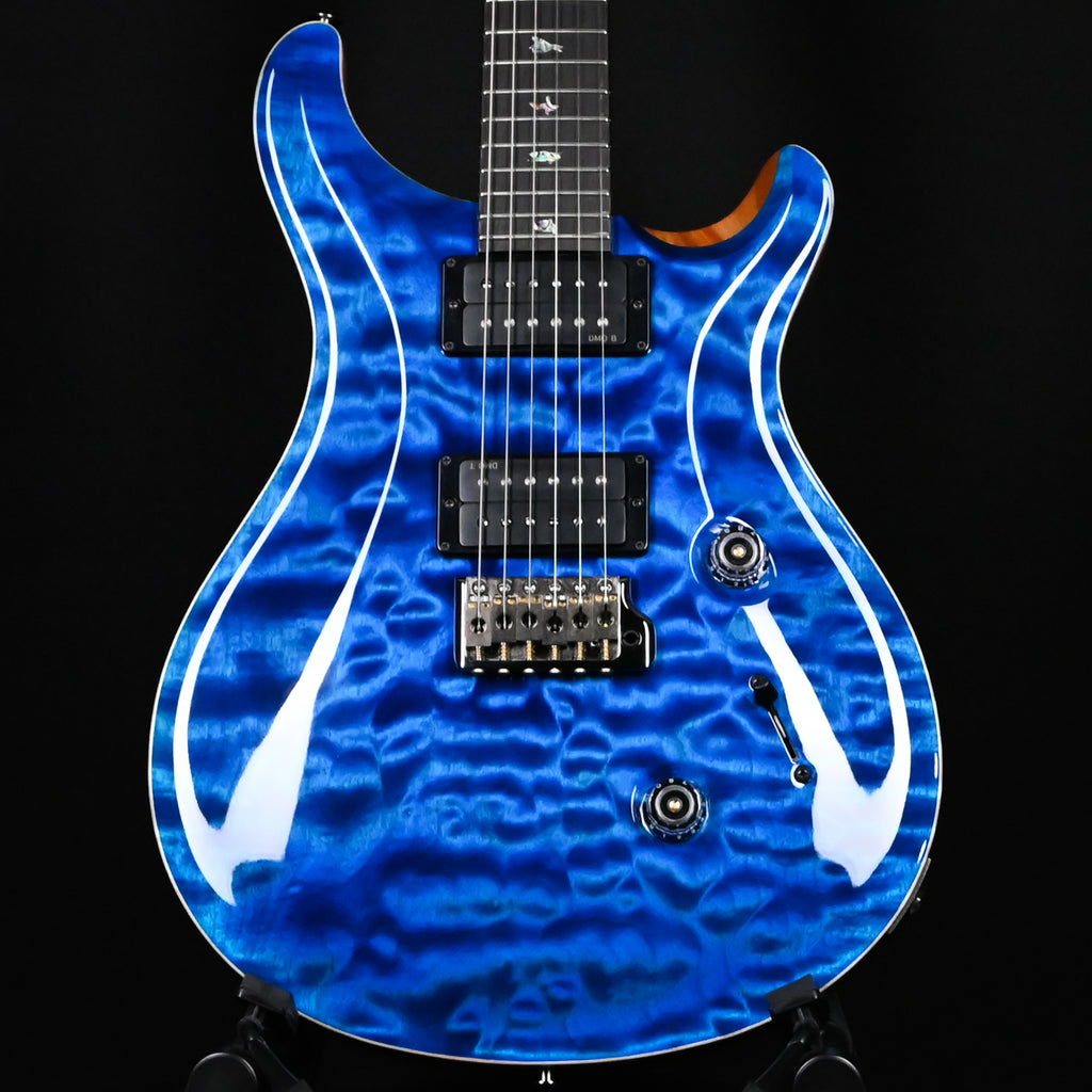 PRS Custom 24 Wood Library w/ Brazilian Rosewood, & DMO Pickups- Aquamarine (Natural Back) 2026 (0434663)