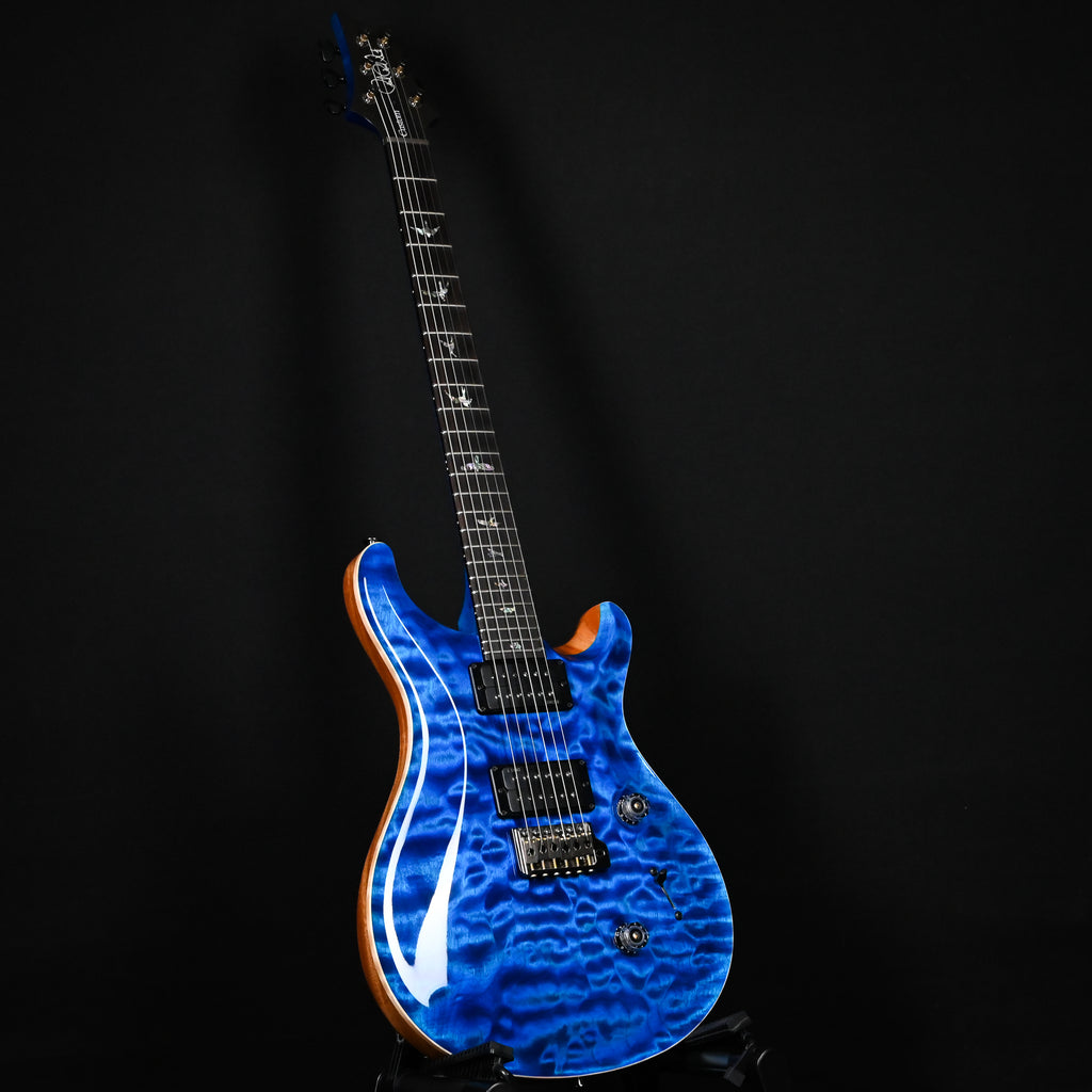 PRS Custom 24 Wood Library w/ Brazilian Rosewood, & DMO Pickups- Aquamarine (Natural Back) 2026 (0434663)