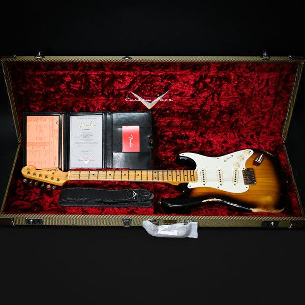 Fender Custom Shop '57 Stratocaster Heavy Relic- Faded Aged 2-Color Sunburst (CZ552139)