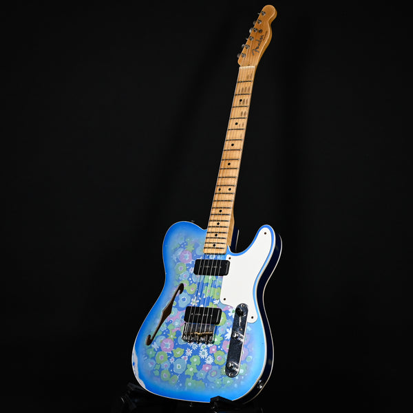 Fender Custom Shop Limited Edition Dual P90 Blue Floral Telecaster Relic 2024 (CZ583191)