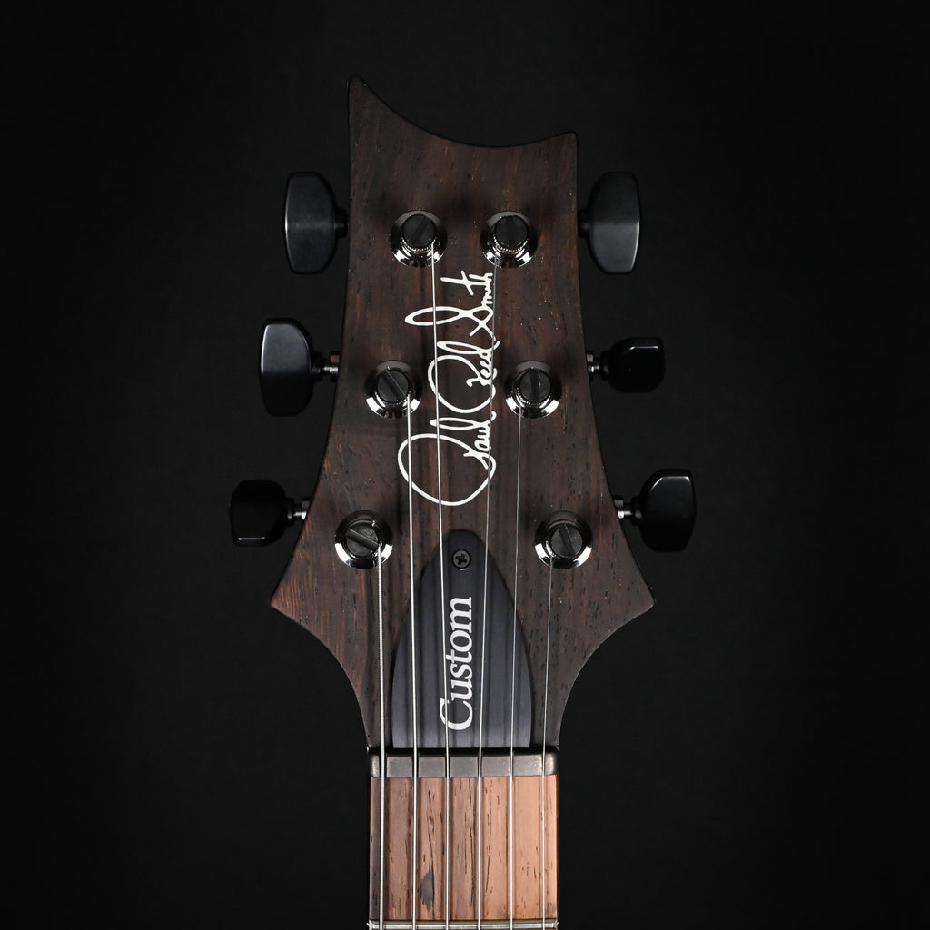 PRS Custom 24 Piezo Wood Library w/ 10-Top & Brazilian Rosewood- Faded Blue Jean (Natural Back) (0434577)