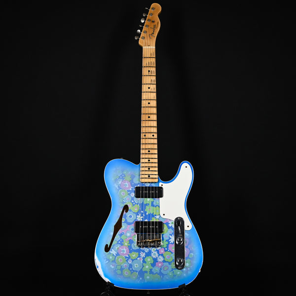 Fender Custom Shop Limited Edition Dual P90 Blue Floral Telecaster Relic 2024 (CZ583191)