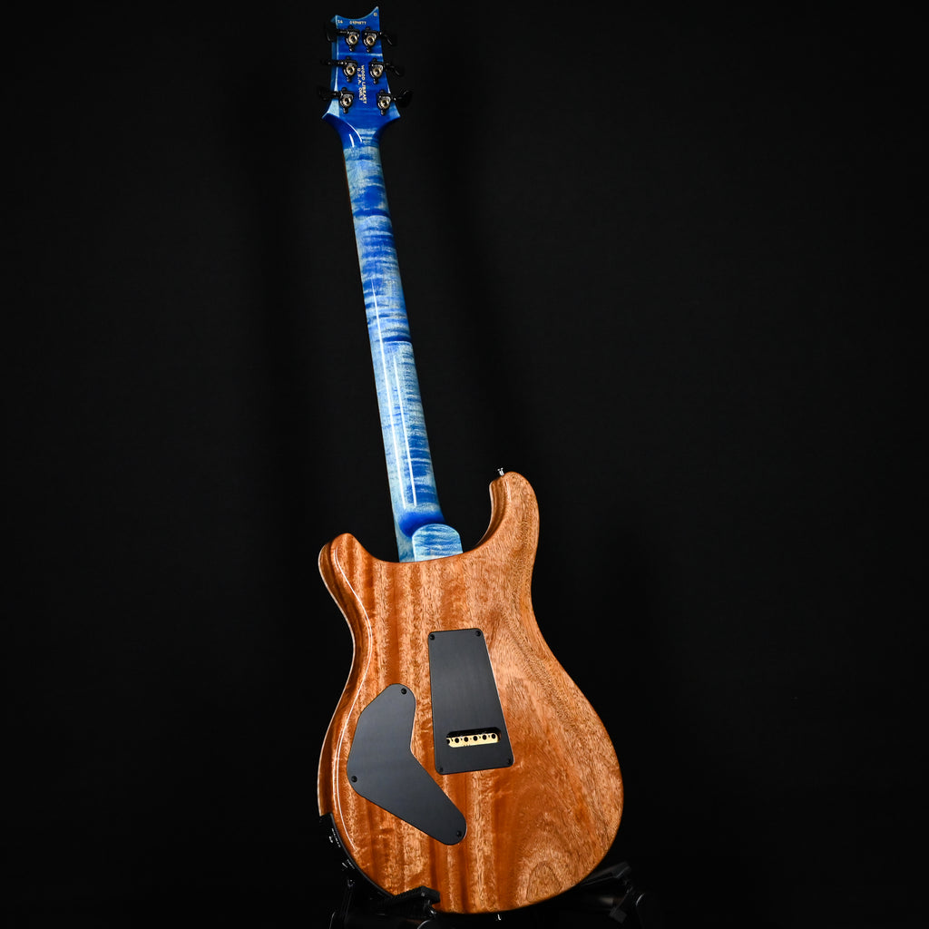 PRS Custom 24 Piezo Wood Library w/ 10-Top & Brazilian Rosewood- Faded Blue Jean (Natural Back) (0434577)