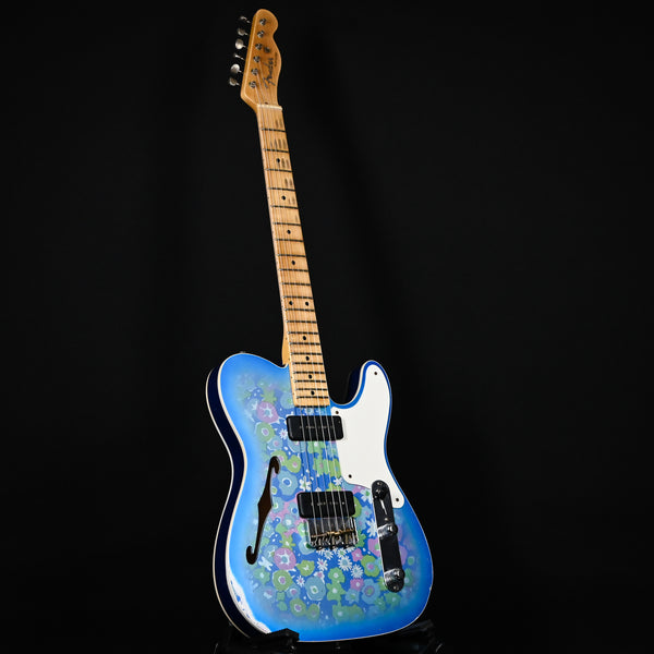 Fender Custom Shop Limited Edition Dual P90 Blue Floral Telecaster Relic 2024 (CZ583191)