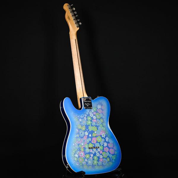 Fender Custom Shop Limited Edition Dual P90 Blue Floral Telecaster Relic 2024 (CZ583191)