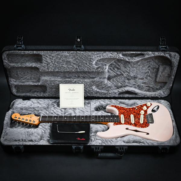 Fender Limited Edition American Professional II Stratocaster Thinline- Transparent Shell Pink (US240017271)