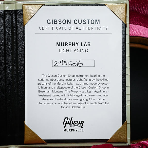 Gibson Custom 1957 SJ-200 Murphy Lab Light Aged- Dark Natural 2025 (21455016)