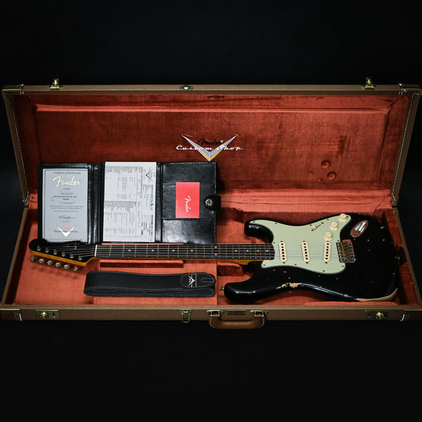 Fender Custom Shop Limited Edition 1960 Stratocaster Relic- Black 2025 (CZ586580) Used – Excellent