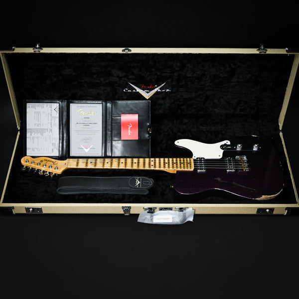 Fender Custom Shop Limited Edition Caballo Tono Ligero Telecaster Relic- Aged Magenta Sparkle 2025 (CZ584264)