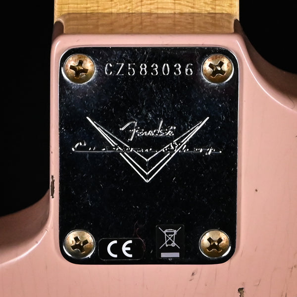 Fender Custom Shop '62 Stratocaster Heavy Relic- Aged Shell Pink 2024 (CZ583036)