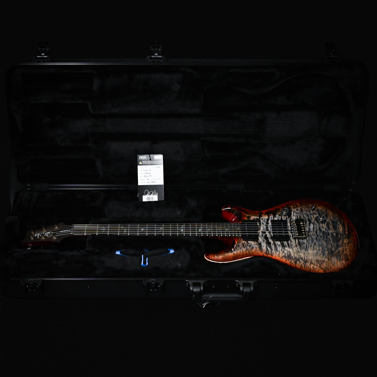 PRS Custom 24 Wood Library w/ 10-Top, Brazilian Rosewood, & DMO Pickups- Charcoal Cherry Burst 2026 (0434656)