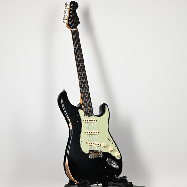 Fender Custom Shop Limited Edition 1960 Stratocaster Relic- Black 2025 (CZ586580) Used – Excellent
