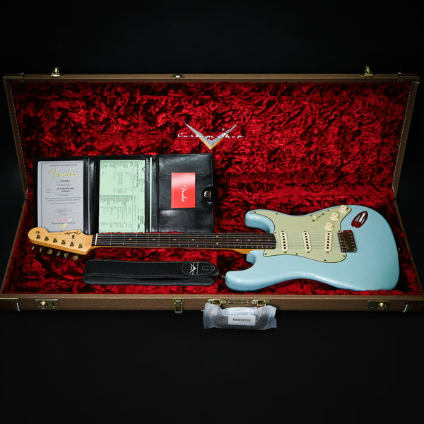 Fender Custom Shop '60 Stratocaster Journeyman- Aged Daphne Blue 2024 (CZ582411)