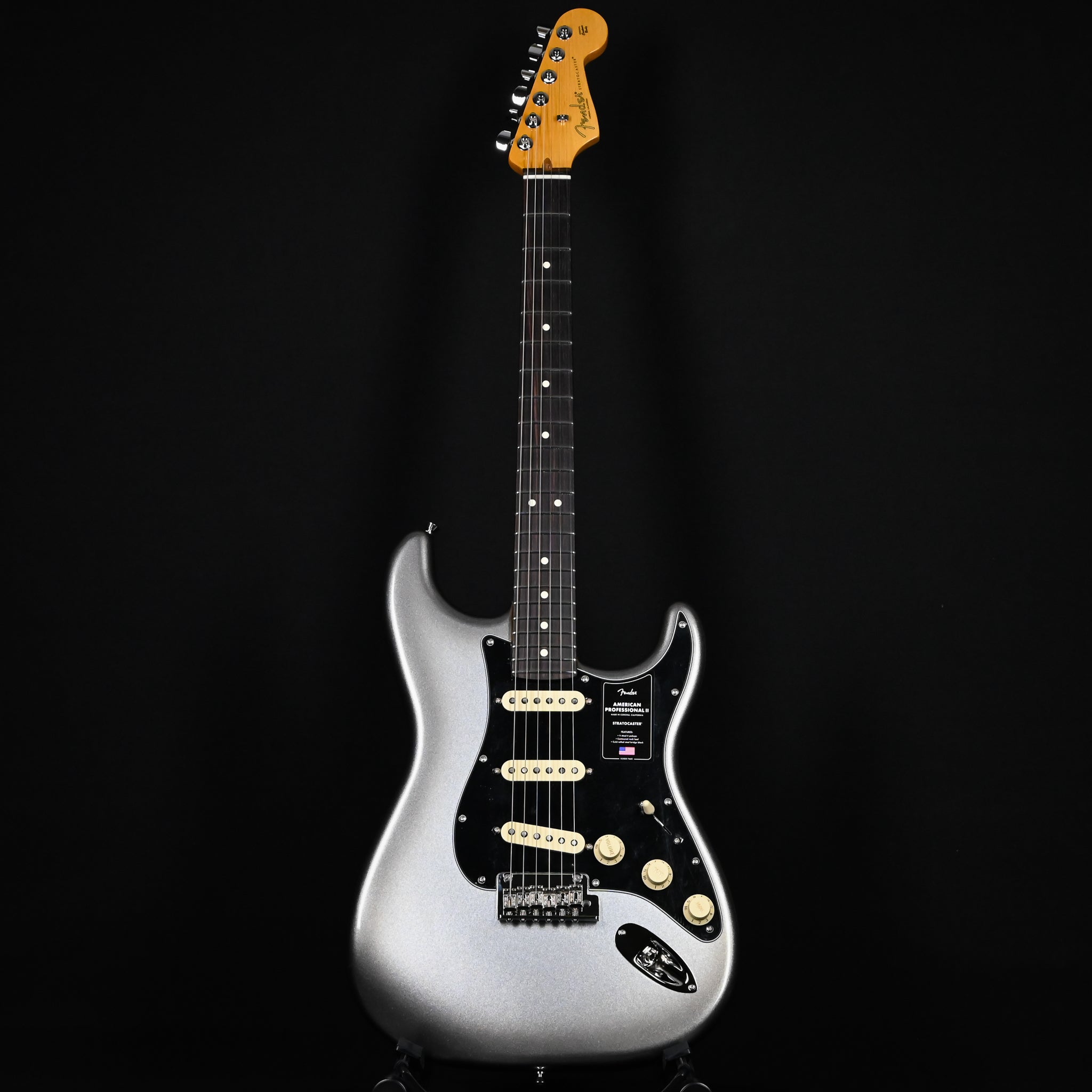 Fender American Professional II Stratocaster Electric Guitar- Mercury 2026 (US26020130)