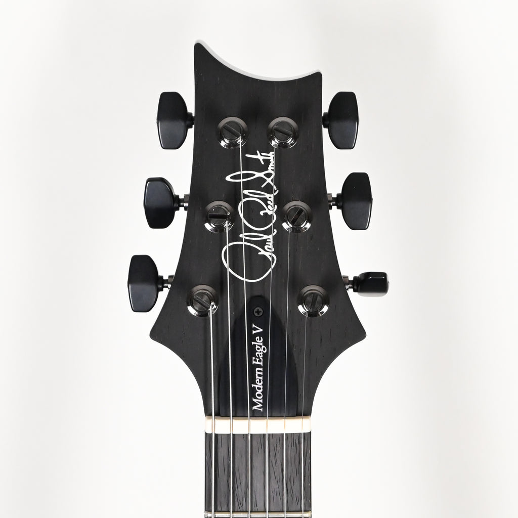 PRS Modern Eagle V Wood Library w/ 1-Piece Quilt 10-Top & Brazilian Rosewood Fingerboard Electric Guitar- Charcoal Cherry Burst 2026 (0431631)