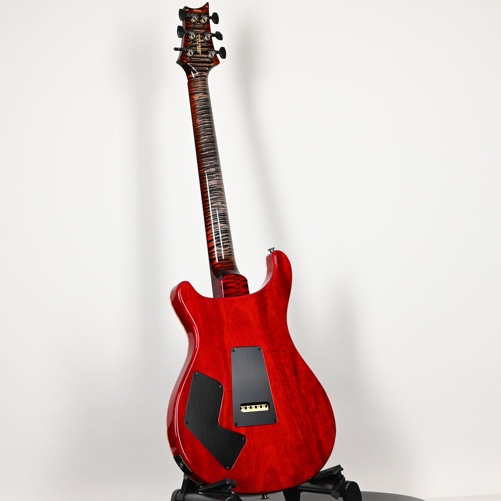 PRS Modern Eagle V Wood Library w/ 1-Piece Quilt 10-Top & Brazilian Rosewood Fingerboard Electric Guitar- Charcoal Cherry Burst 2026 (0431631)