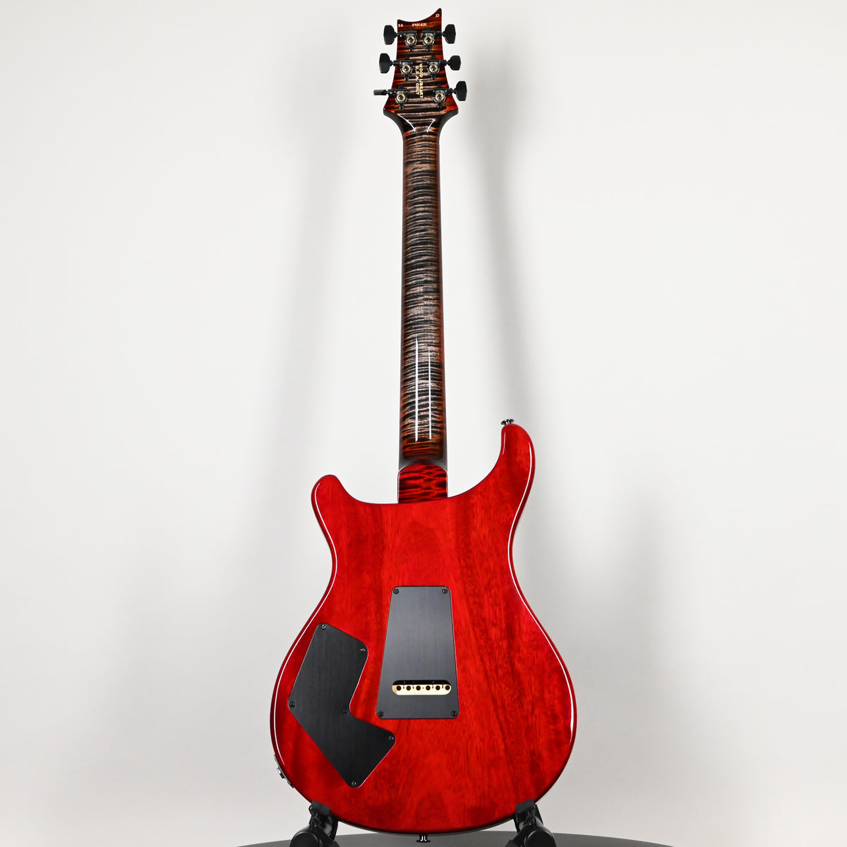 PRS Modern Eagle V Wood Library w/ 1-Piece Quilt 10-Top & Brazilian Rosewood Fingerboard Electric Guitar- Charcoal Cherry Burst 2026 (0431631)