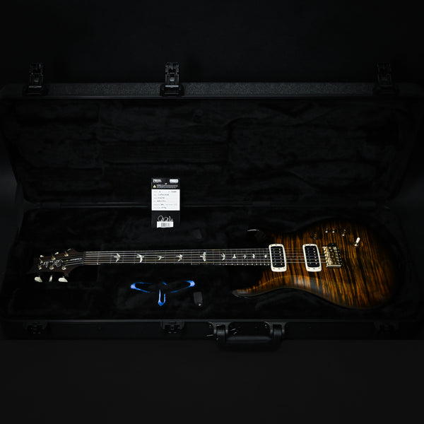 PRS Custom 24-08 w/ 10-Top Electric Guitar- Black Gold Wraparound Burst 2025 (0412730)