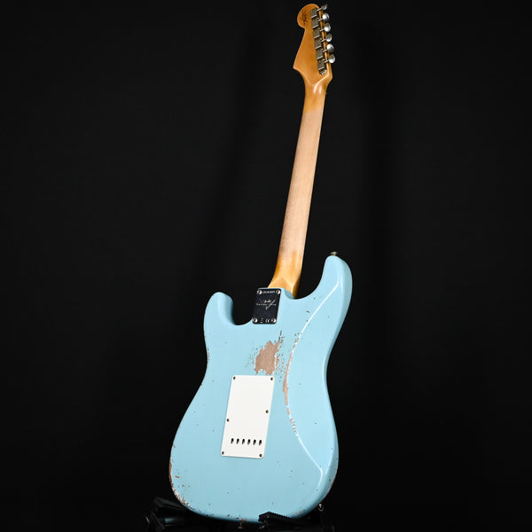 Fender Custom Shop '62 Stratocaster Heavy Relic- Aged Daphne Blue 2025 (CZ586473)