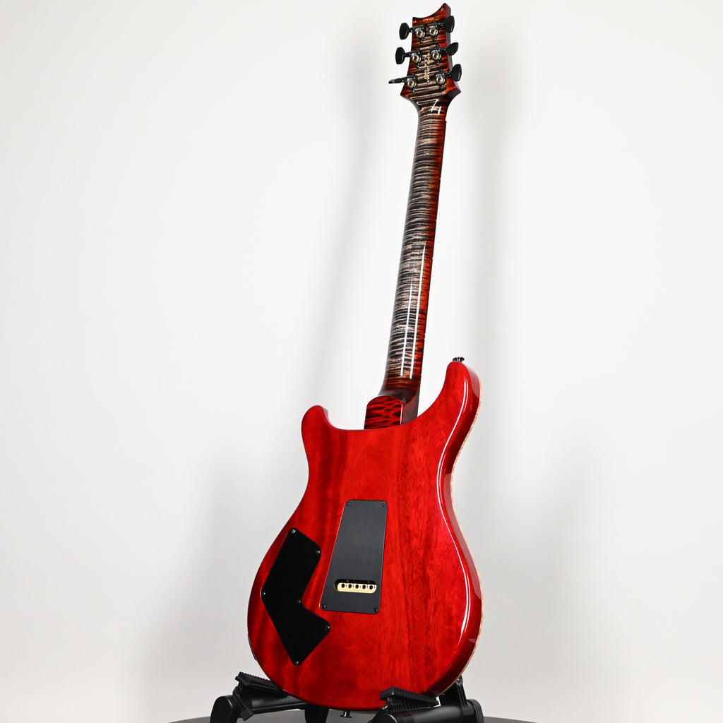 PRS Modern Eagle V Wood Library w/ 1-Piece Quilt 10-Top & Brazilian Rosewood Fingerboard Electric Guitar- Charcoal Cherry Burst 2026 (0431631)