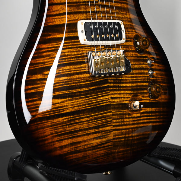 PRS Custom 24-08 w/ 10-Top Electric Guitar- Black Gold Wraparound Burst 2025 (0412730)