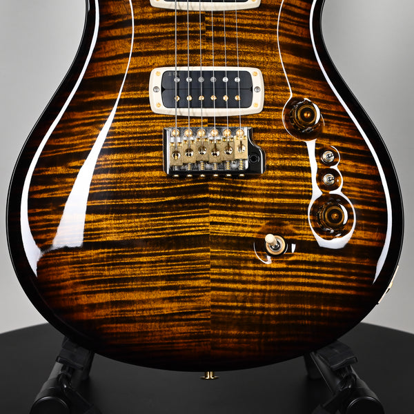 PRS Custom 24-08 w/ 10-Top Electric Guitar- Black Gold Wraparound Burst 2025 (0412730)