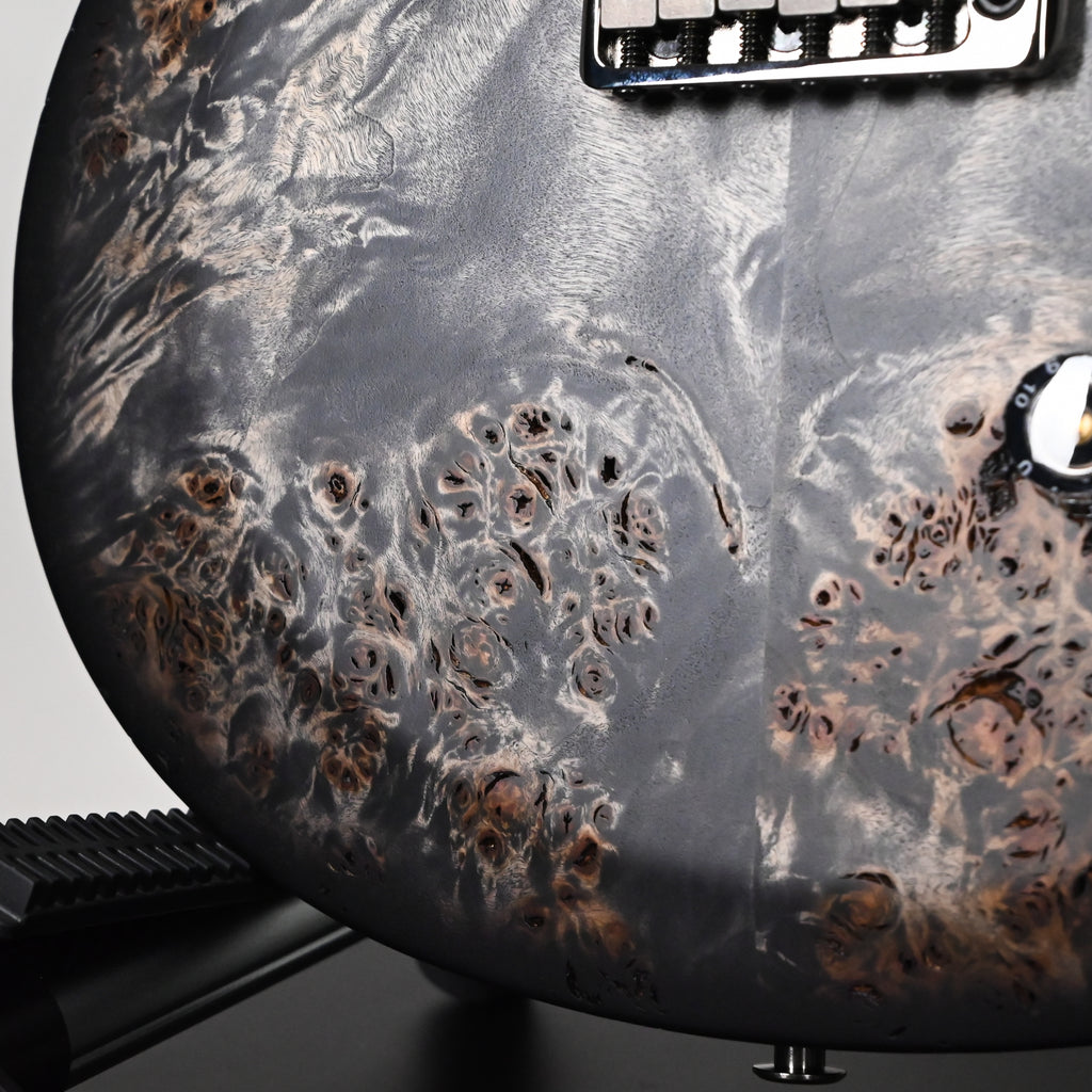 PRS Wood Library Select Limited S2 Custom 24 Poplar Burl- Charcoal Burst 2026 (S2090050)