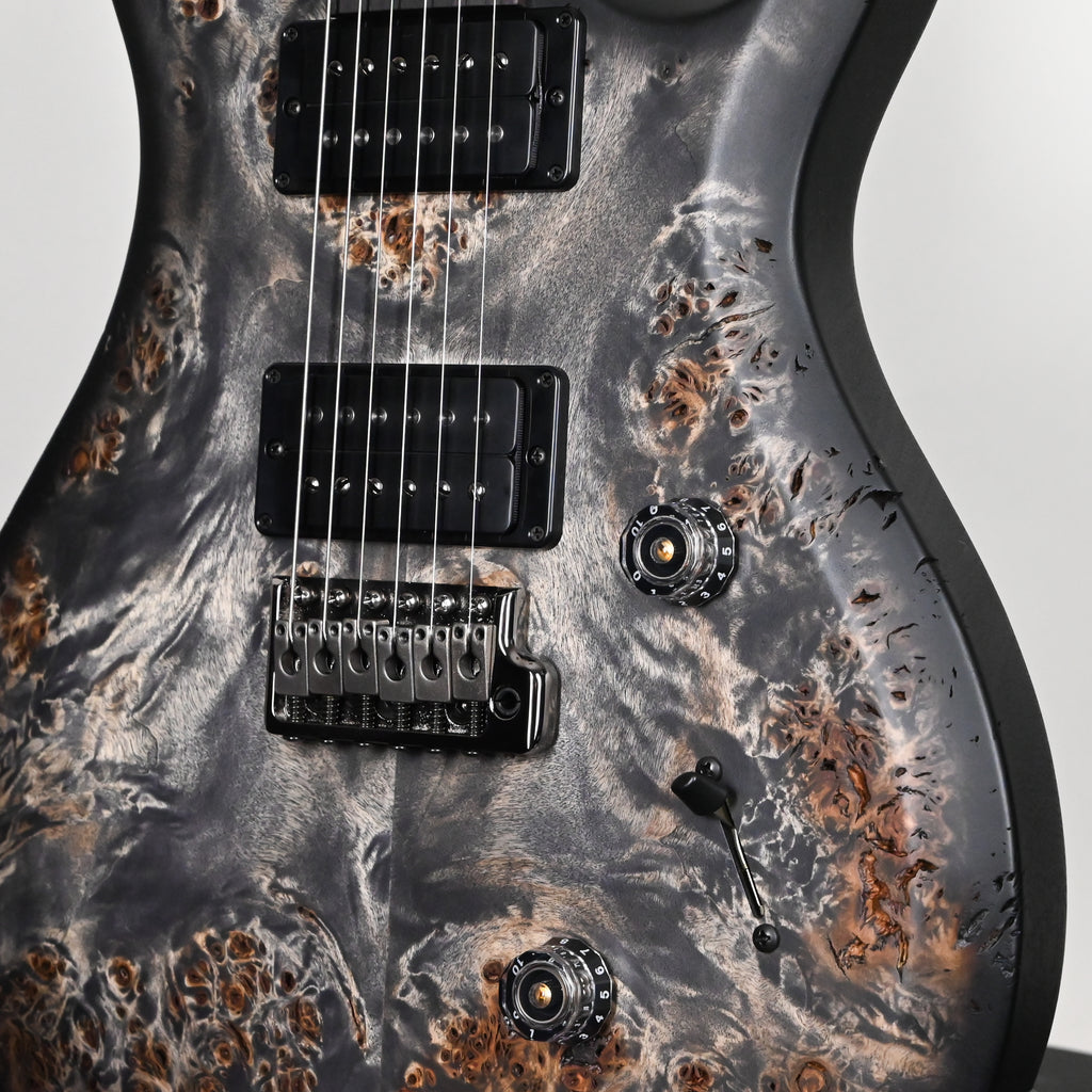 PRS Wood Library Select Limited S2 Custom 24 Poplar Burl- Charcoal Burst 2026 (S2090050)