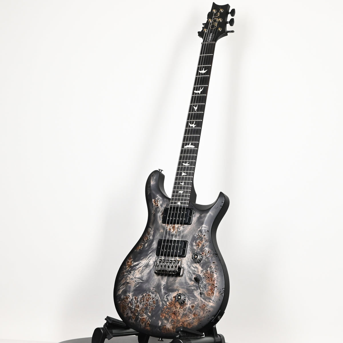 PRS Wood Library Select Limited S2 Custom 24 Poplar Burl- Charcoal Burst 2026 (S2090050)