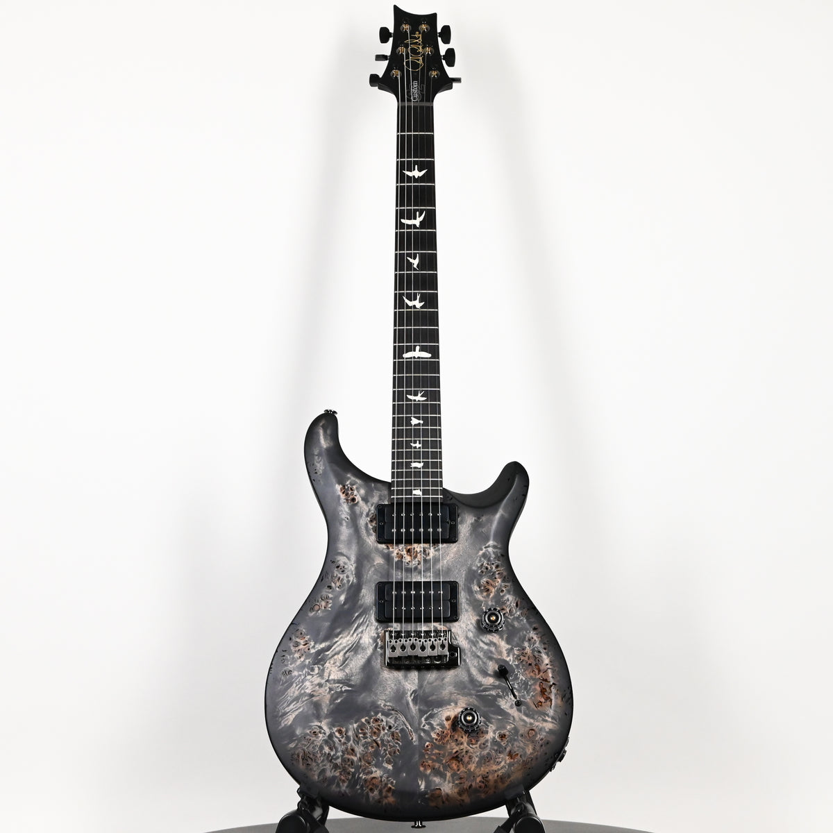 PRS Wood Library Select Limited S2 Custom 24 Poplar Burl- Charcoal Burst 2026 (S2090050)