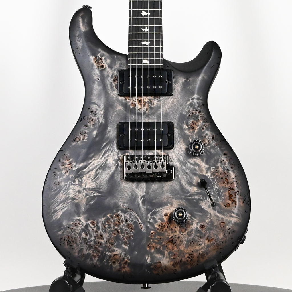 PRS Wood Library Select Limited S2 Custom 24 Poplar Burl- Charcoal Burst 2026 (S2090050)