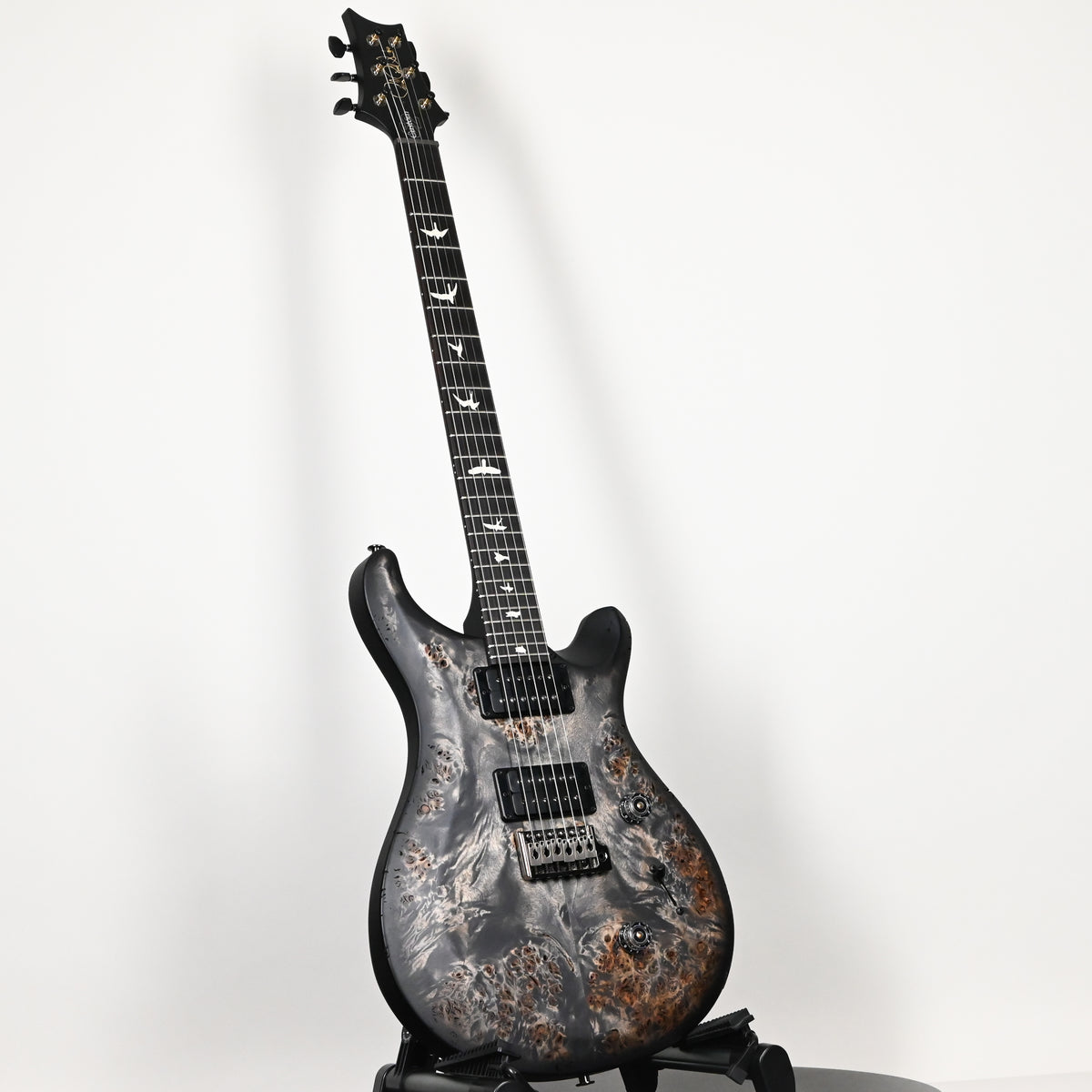 PRS Wood Library Select Limited S2 Custom 24 Poplar Burl- Charcoal Burst 2026 (S2090050)