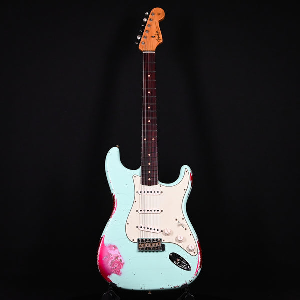 Fender Custom Shop 1962 Stratocaster Heavy Relic Surf Green / Pink Paisley Josefina Hand Wound Pickups 2024 (R133835)