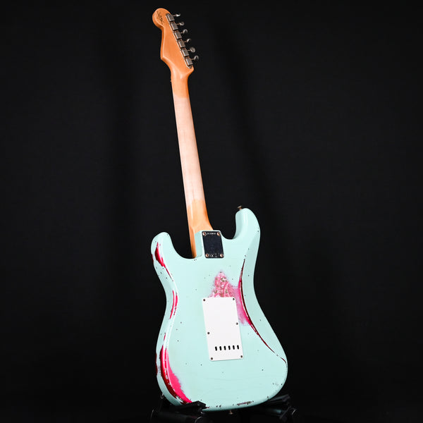 Fender Custom Shop 1962 Stratocaster Heavy Relic Surf Green / Pink Paisley Josefina Hand Wound Pickups 2024 (R133835)