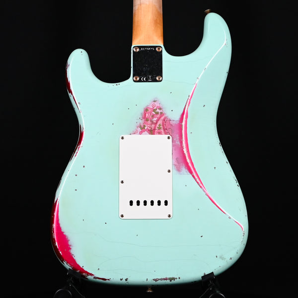 Fender Custom Shop 1962 Stratocaster Heavy Relic Surf Green / Pink Paisley Josefina Hand Wound Pickups 2024 (R133835)