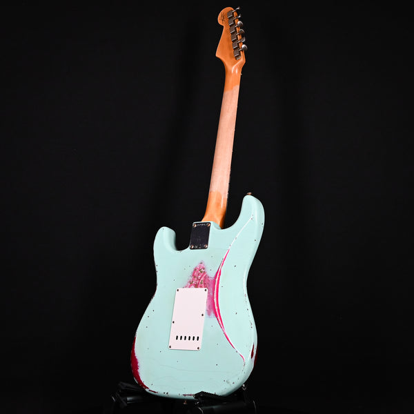 Fender Custom Shop 1962 Stratocaster Heavy Relic Surf Green / Pink Paisley Josefina Hand Wound Pickups 2024 (R133835)