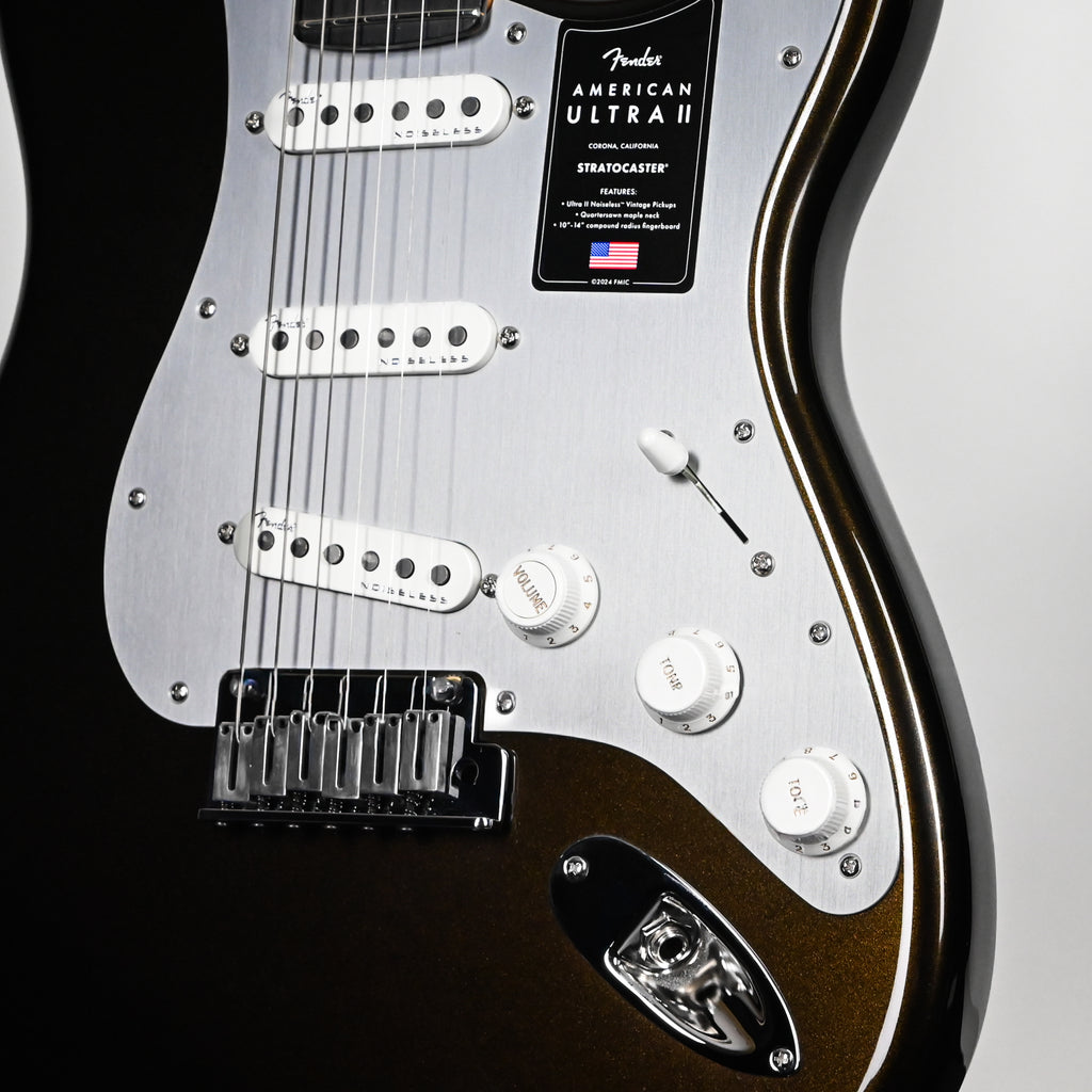 Fender American Ultra II Stratocaster w/ Ebony Fingerboard- Texas Tea 2026 (US26008067)