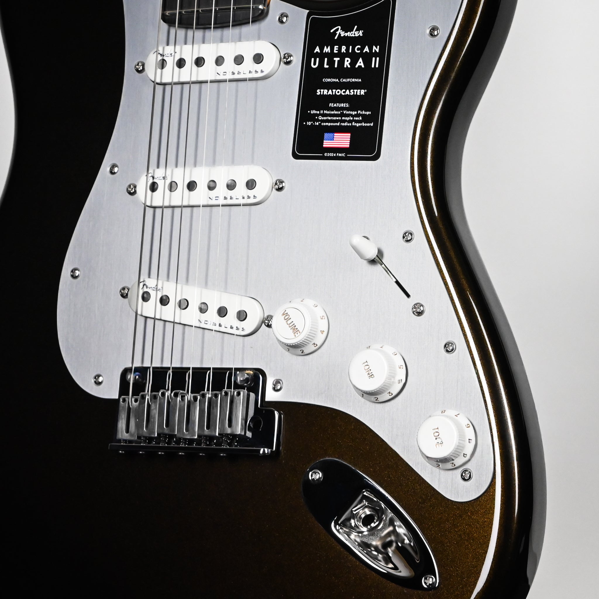 Fender American Ultra II Stratocaster w/ Ebony Fingerboard- Texas Tea 2026 (US26008067)