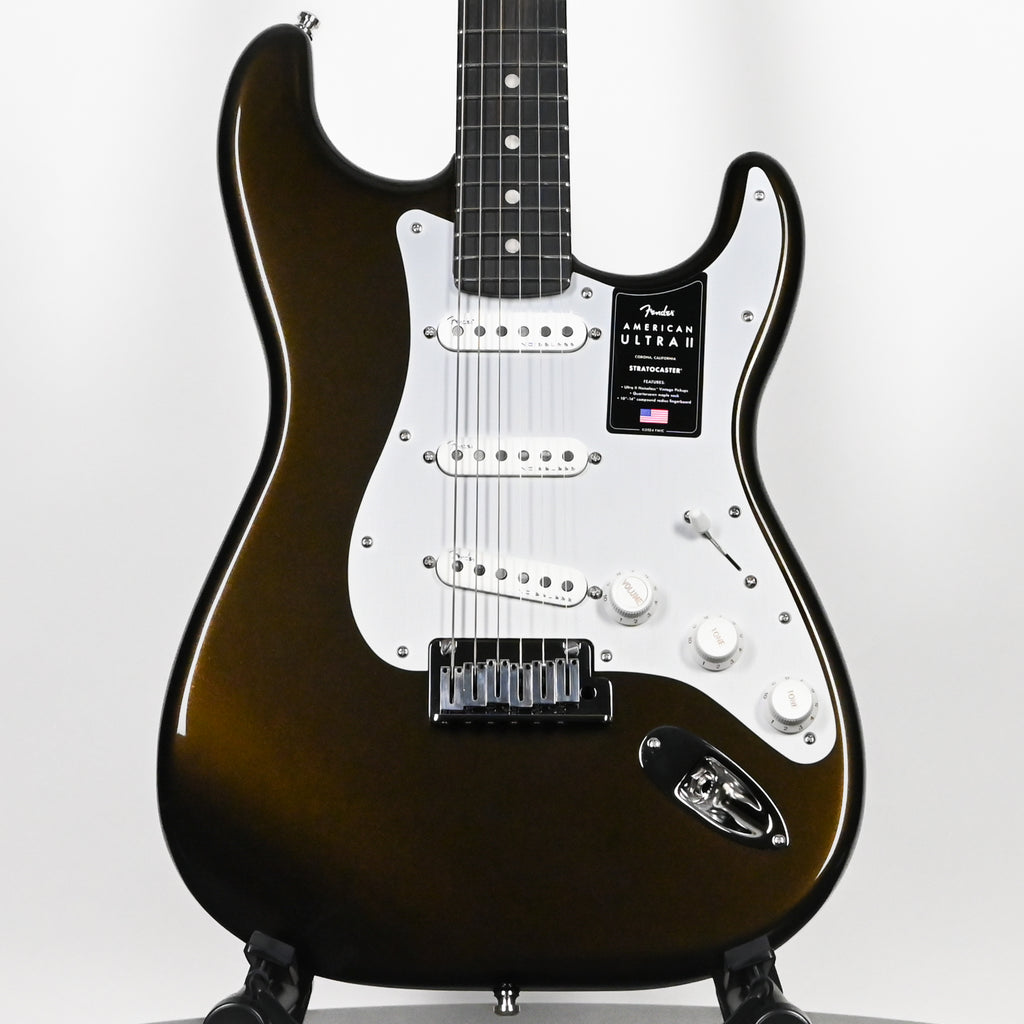 Fender American Ultra II Stratocaster w/ Ebony Fingerboard- Texas Tea 2026 (US26008067)