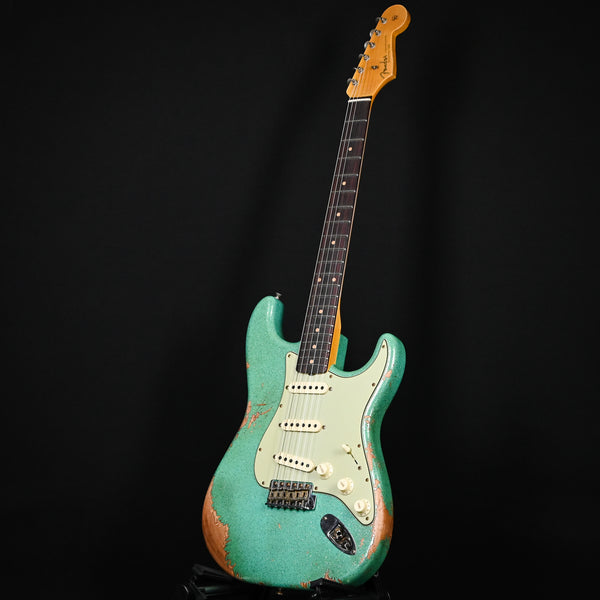 Fender Custom Shop '62 Stratocaster Heavy Relic- Aged Seafoam Green Sparkle 2025 (CZ582428)