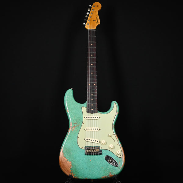 Fender Custom Shop '62 Stratocaster Heavy Relic- Aged Seafoam Green Sparkle 2025 (CZ582428)