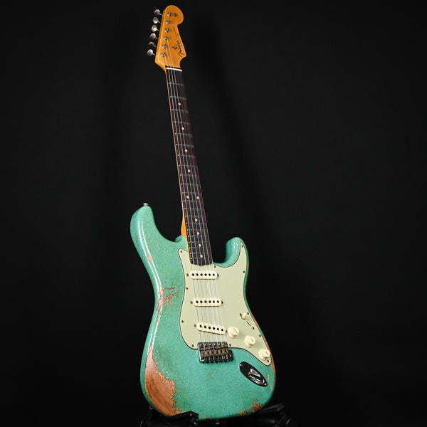 Fender Custom Shop '62 Stratocaster Heavy Relic- Aged Seafoam Green Sparkle 2025 (CZ582428)