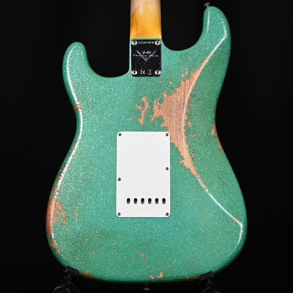 Fender Custom Shop '62 Stratocaster Heavy Relic- Aged Seafoam Green Sparkle 2025 (CZ582428)