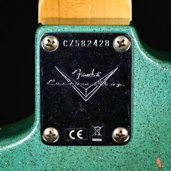 Fender Custom Shop '62 Stratocaster Heavy Relic- Aged Seafoam Green Sparkle 2025 (CZ582428)