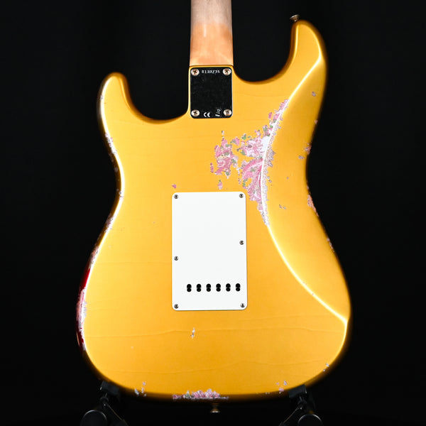 Fender Custom Shop 1962 Stratocaster Heavy Relic Frost Gold / Pink Paisley Josefina Hand Wound Pickups 2024 (R133736)