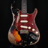 Fender Custom Shop Limited Edition Roasted '61 Stratocaster Super Heavy Relic- Aged Black/ 3 Color Sunburst 2024 (CZ580749)