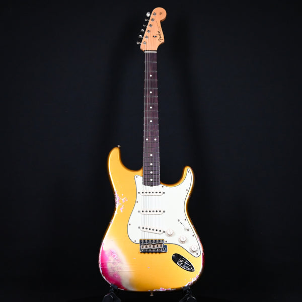 Fender Custom Shop 1962 Stratocaster Heavy Relic Frost Gold / Pink Paisley Josefina Hand Wound Pickups 2024 (R133736)